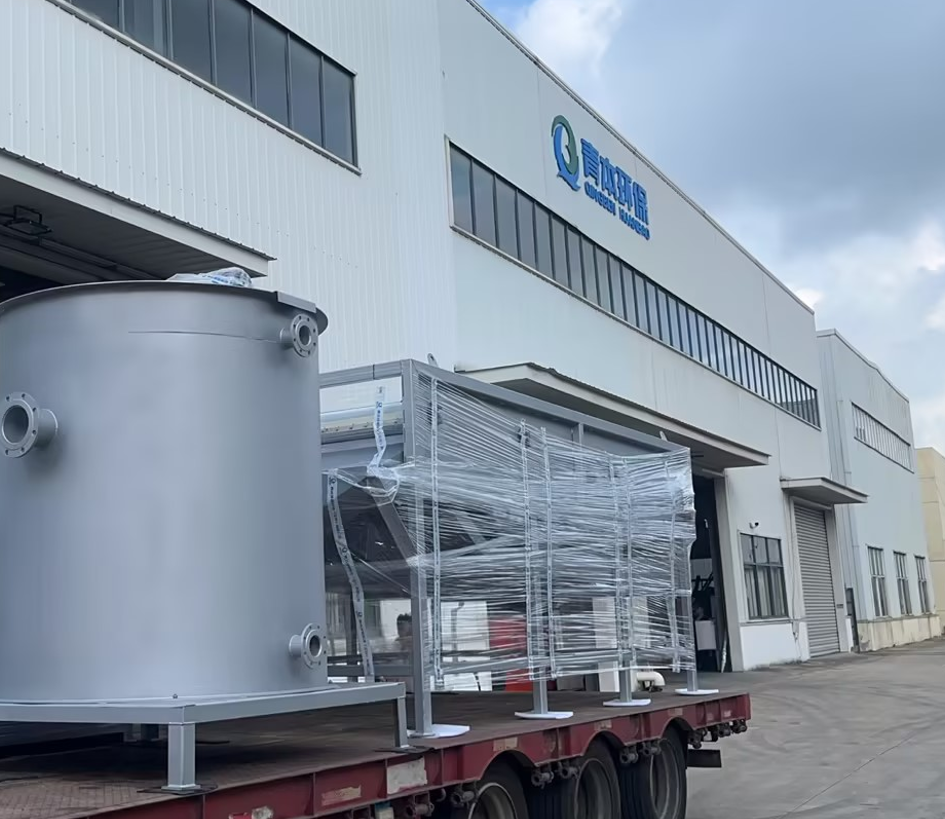 Qingben Environmental Protection levert met succes apparatuur voor de behandeling van slib aan Shijiazhuang